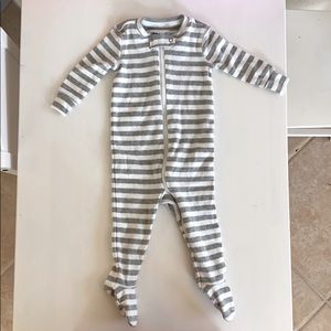 Primary zip footie PJs